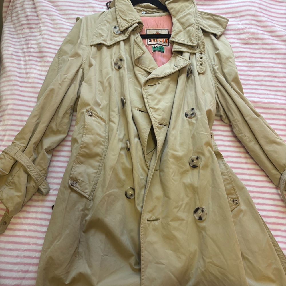 Vintage Baracuda  Double-Breasted Trench Coat
